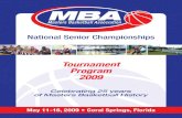 2009 National Championships Tournament Program