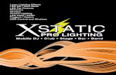 ProX Xstatic Pro Lighting Catalog 2015