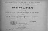 1907 Instituto General y Técnico... Memoria curso 1906-07