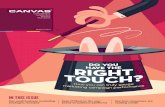 Canvas Magazine | Do you have the right touch? | March 2015