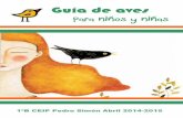 Guia de aves para niños y niñas. El libro de los niñ@s de 1ºB 2014-2015