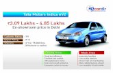 Tata Motors Indica eV2 Prices, Mileage, Reviews and Images at Ecardlr