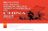Human Resources & Payroll in China 2015 (4th Edition) - Preview