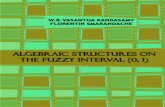 Algebraic Structures on the Fuzzy Interval [0, 1)