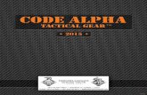 Code Alpha Tactical Gear