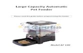 Toppets large automatic pet feeder electronic programmable portion