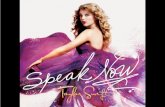 Taylor Swift - Speak Now (Llibret)