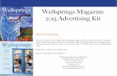 Wellsprings Magazine Advertising Packet