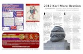 Karl Marx Oration brochure 2012