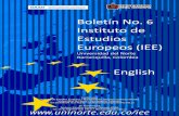 Boletin 6 IEE (Ingles) - Noviembre 2012