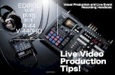Visual Production and Live Event Recording Handbook