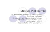 1.Module IV(Poems)