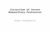Correction of Severe Bimaxillary Protrusion
