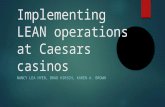 MGT 6720 - Implementing LEAN Operations at Caesars Casinos V2