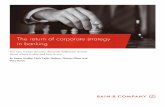 BAIN BRIEF the Return-Of-corporate Strategy in Banking