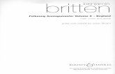 Britten - Folksong Arrangements Vol 6 England - High Voice & Guitar