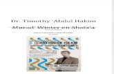 Dr. Timothy ‘Abdul Hakim Murad’ Winter en Shafa’a voor ongelovigen