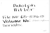 - FBI Files - Adolph Hitler
