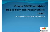 Oracle BI Variables in 11g
