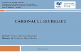 Politica Externă Şi Diplomatie-Richelieu