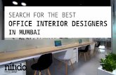 Search for the Best Office Interior Designers in Mumbai