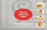 Recetario Yaya Mariax
