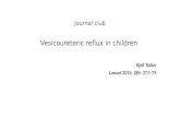 Journal Club vesico ureteral reflux