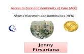 7. Access to Care and Continuity of Care - JENNY