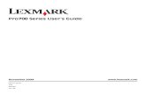 Lexmark Pro700 Series User Guide