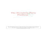 Humanity Party™ Political Platform