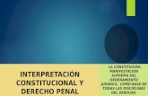 Interpretación Constitucional y Derecho Penal- Dr. Maximo