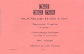 Tuba Duets W.a.mozart