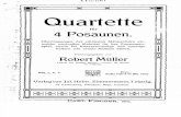 Quartette Vol. 1 Trombone 1