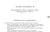 Pencatatan Pelaporan SM 4-2006 (Register Pra-ART dan ART).ppt