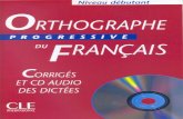 Orthographe Progressive Du Français DEBUTANTcorrigés