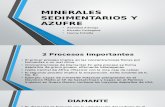 Minerales Sedimentarios y Azufre (Cartagena, Arteaga, Estrella)