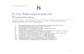 Chapter 08 Lisp Manipulation Functions