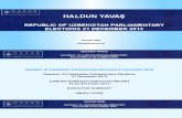 Haldun Yavas - Republic of Uzbekistan Parliamentary Elections 21 December 2014
