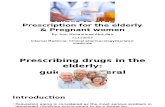Guides to Drug Prescription for the Elderly & Pregnant Women