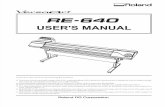 Re-640 Use en r1 - User Manual