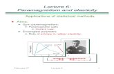 Paramagnetism and Elasticity
