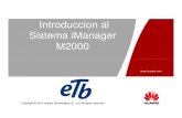 (1)IManager M2000 System Overview
