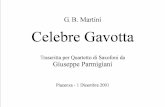 [Sheet Music] Martini - Celebre Gavotta [Saxophone Quartet - Score and Parts]