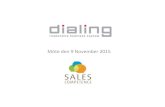 Återkoppling Sales 9 Nov