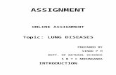 ASSIGNMENT Lung Diseases