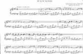 Faue Pavane for Piano Solo