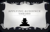 Applying Audience Theory