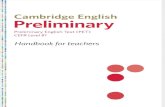 Www.cambridgeenglish.org Images 168150 Cambridge English Preliminary Teachers Handbook