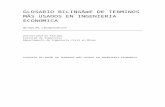 Glosario Bilingue de Terminos de Ingenieria Economica