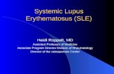Systemic Lupus Erythematosus (SLE) Heidi Roppelt, MD Assistant Professor of Medicine Associate Program Director Division of Rheumatology Director of the.